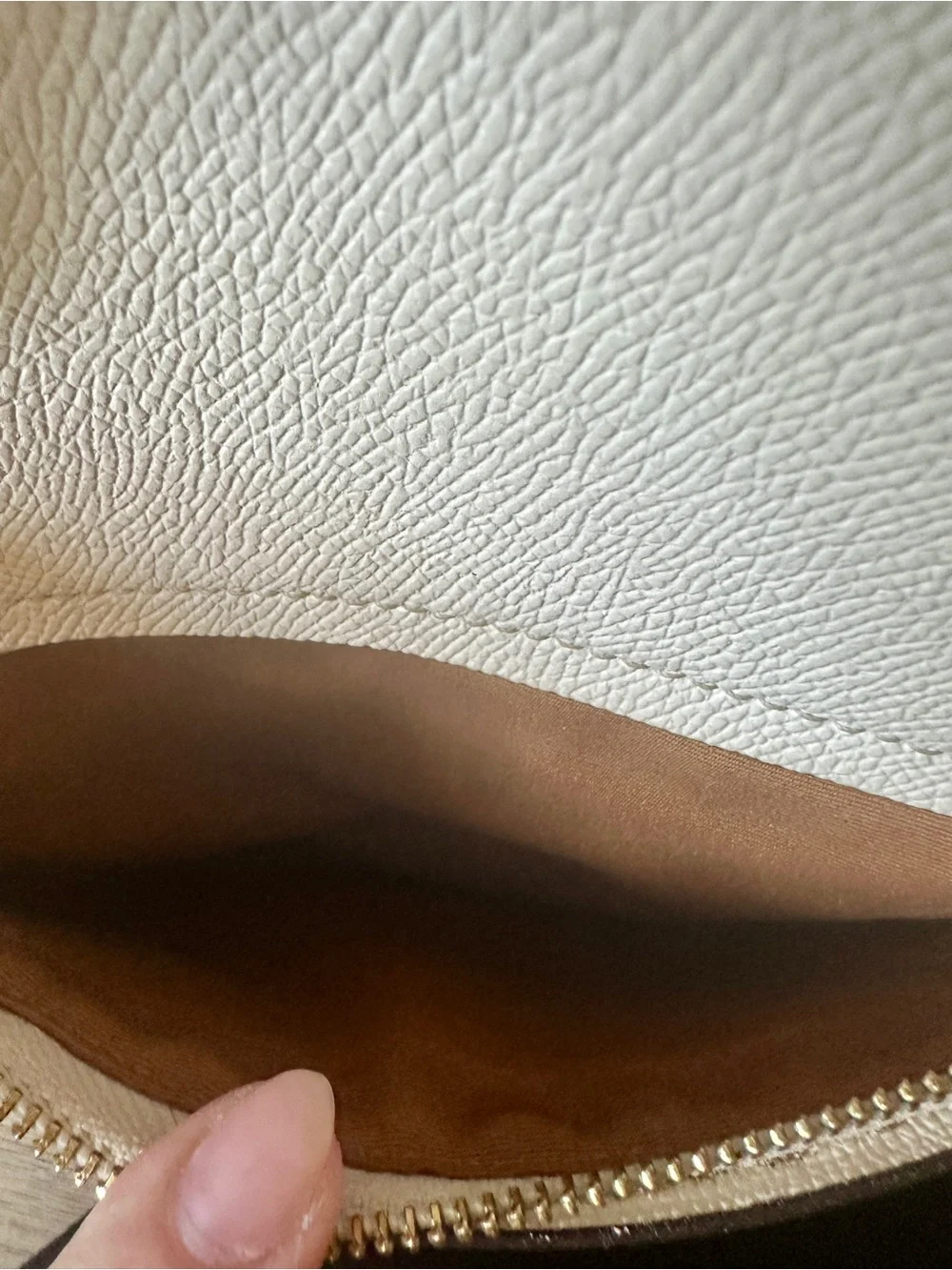 Coach Sierra Dome Satchel Chalk with Gold Hardware